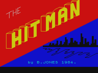 Hit Man title screen for ZX Spectrum